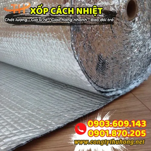 XỐP FOAM CÁCH NHIỆT 2 MẶT BẠC