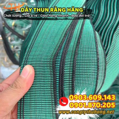 DÂY BỐ XANH BẢN DẸT 5CM