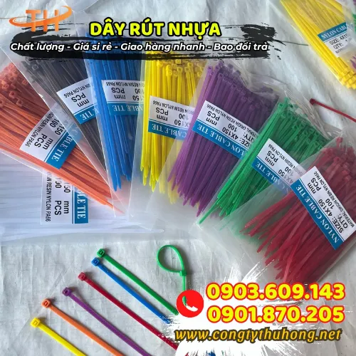 DÂY RÚT NHỰA MÀU