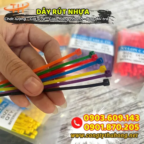 DÂY RÚT NHỰA MÀU