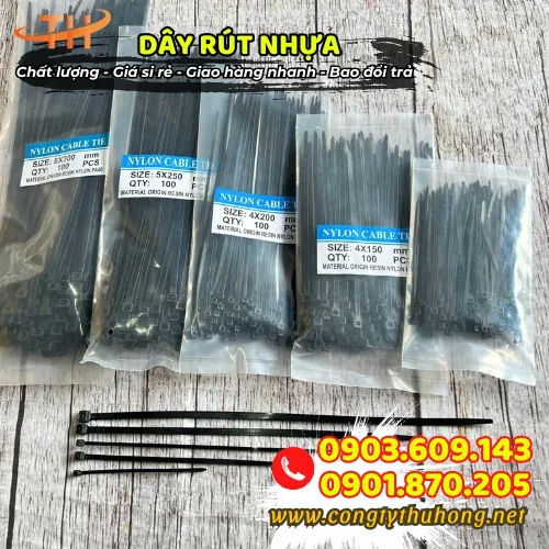 DÂY RÚT NHỰA ĐEN