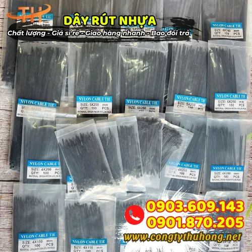 DÂY RÚT NHỰA ĐEN