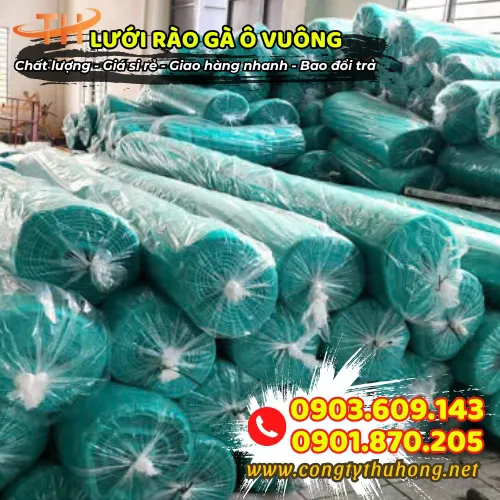LƯỚI CƯỚC RÀO GÀ Ô VUÔNG