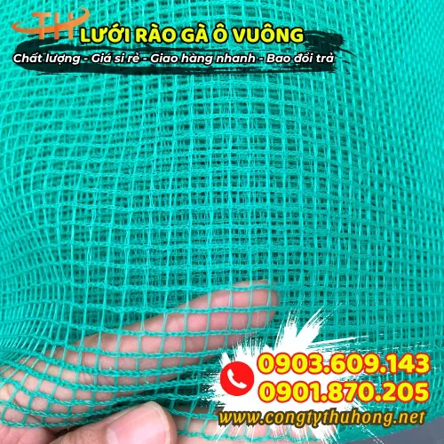 LƯỚI CƯỚC RÀO GÀ Ô VUÔNG