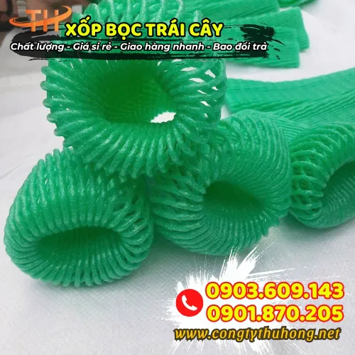 XỐP BỌC TRÁI CÂY MÀU XANH