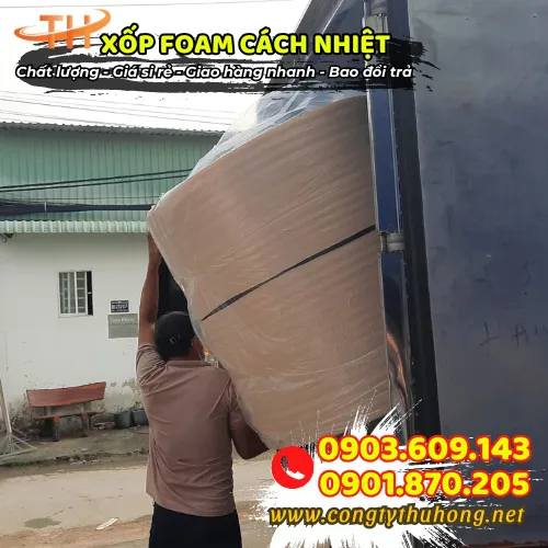 XỐP FOAM CÁCH NHIỆT MÀU ĐEN