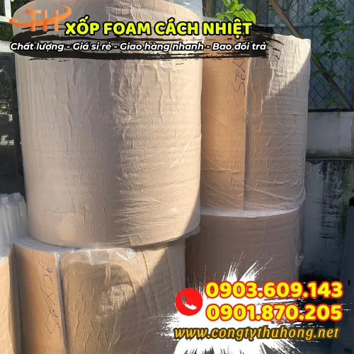 XỐP FOAM CÁCH NHIỆT MÀU ĐEN