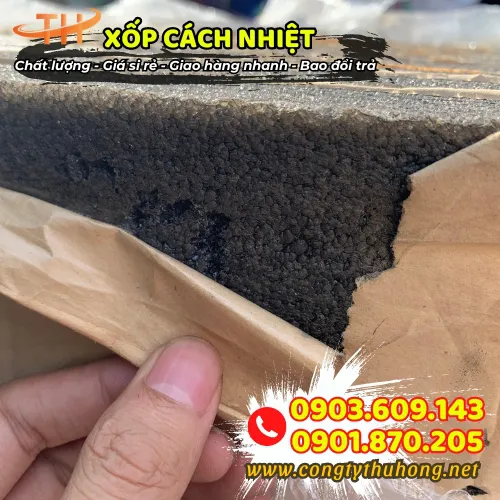 XỐP FOAM CÁCH NHIỆT MÀU ĐEN