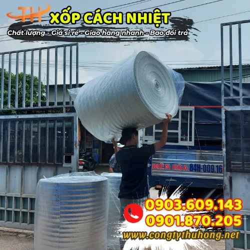 XỐP FOAM CÁCH NHIỆT KHÔNG KEO DÁN