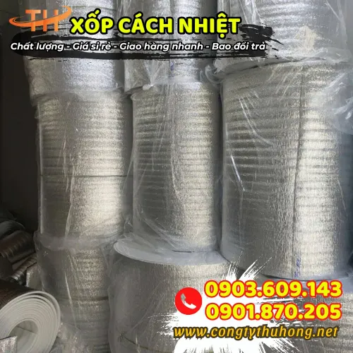 XỐP FOAM CÁCH NHIỆT KHÔNG KEO DÁN