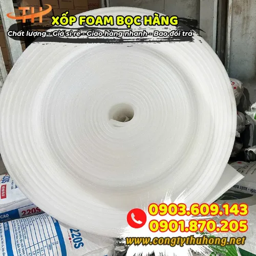 XỐP FOAM PE TRẮNG DÀY