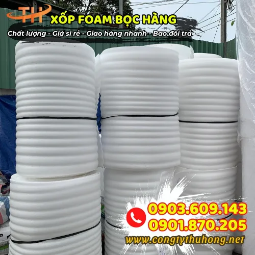 XỐP FOAM PE TRẮNG DÀY