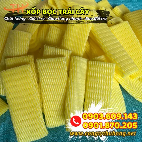 XỐP BỌC TRÁI CÂY MÀU VÀNG