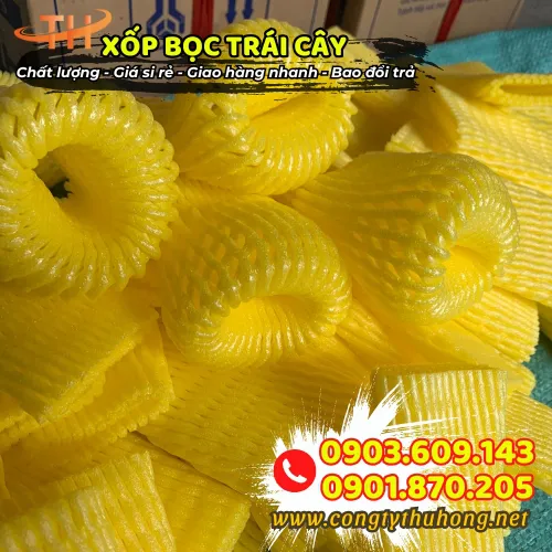 XỐP BỌC TRÁI CÂY MÀU VÀNG