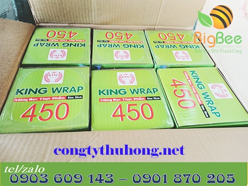 Thùng màng bọc thực phẩm King Wrap 6 cuộn/ thùng