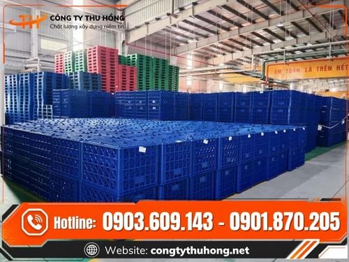 Thùng nhựa đặc Thùng nhựa đặc giá sỉ cho kho xưởng
