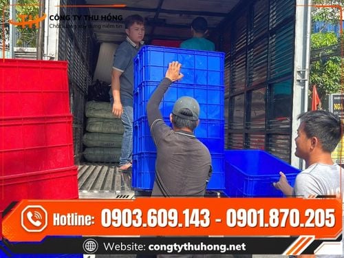 Thùng nhựa đặc Thùng nhựa đặc nhiều màu giá sỉ