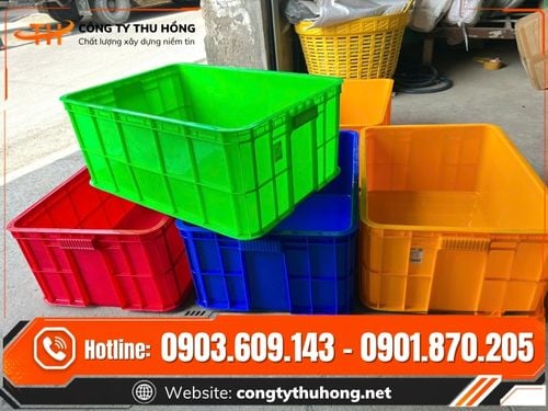 Thùng nhựa đặc Thùng nhựa đặc nhiều màu