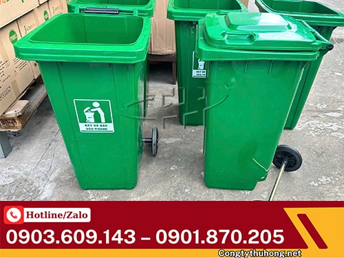 Thùng rác nhựa 120l Thùng rác 120l