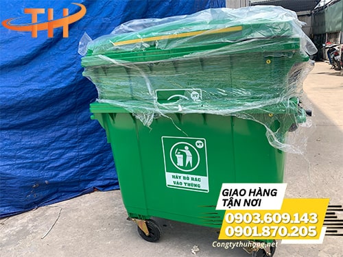 Thùng rác 660l Thùng rác 660l chất lượng tốt