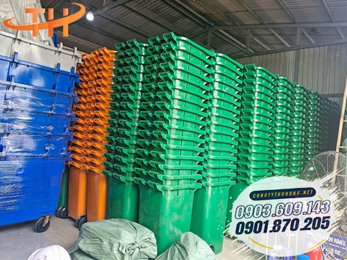 Thùng rác công cộng 240l giá rẻ Thùng rác công cộng 240l giá rẻ