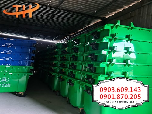 Thùng rác công cộng 660l Thùng rác công cộng 660l