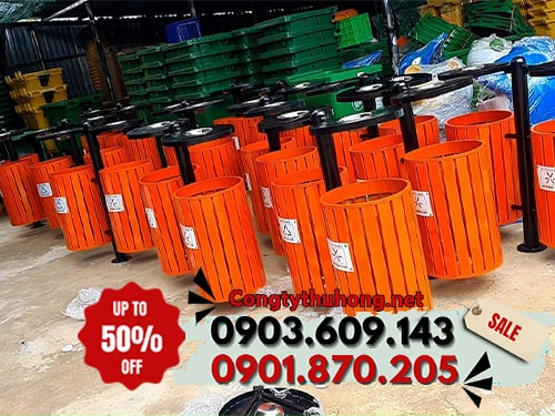 Thùng rác công cộng 60lit Thùng rác công cộng giá rẻ