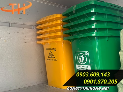 Thùng rác nhựa ngoài trời Thùng rác nhựa ngoài trời