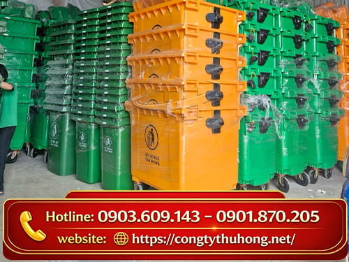 Thùng rác nhựa Thùng rác nhựa nhiều màu
