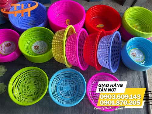 Rổ nhựa tròn các loại Tổng kho sỉ nhựa gia dụng