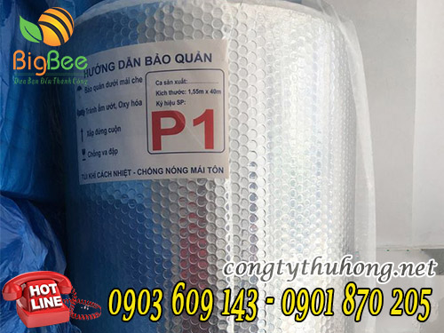 Túi khí cách nhiệt 1 mặt bạc