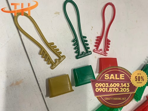 Nút cài túi lưới đựng hoa quả Túi lưới đựng hoa quả đủ màu