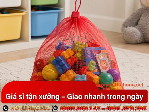 Túi lưới nhựa Túi lưới nhựa có khóa