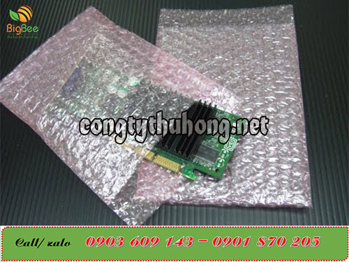 Sử dụng tốp xốp khí đựng các linh kiện điện tử