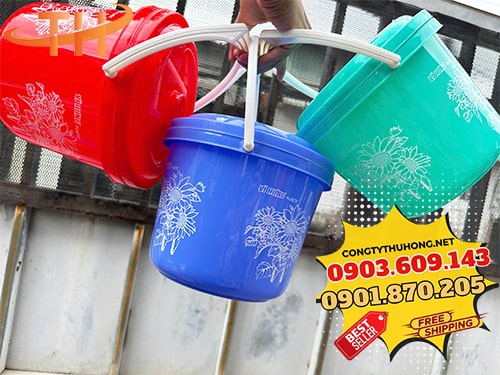 Xô nhựa Xô nhựa nhiều màu giá rẻ