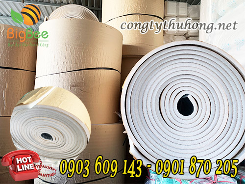Cuộn xốp cách nhiệt 1 mặt bạc có keo