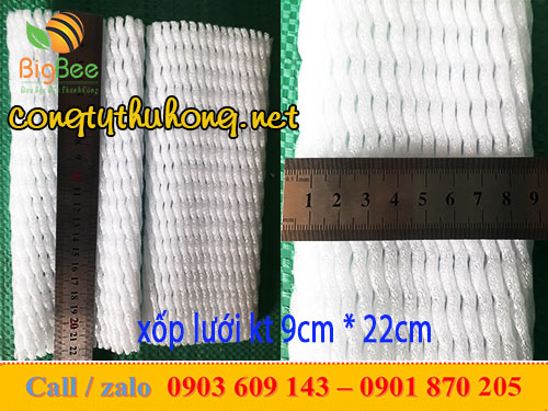 Xốp bọc dưa lưới kt 9cm * 22cm