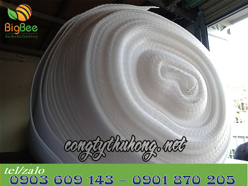 Cuộn xốp foam trắng dày 5li dài 100m