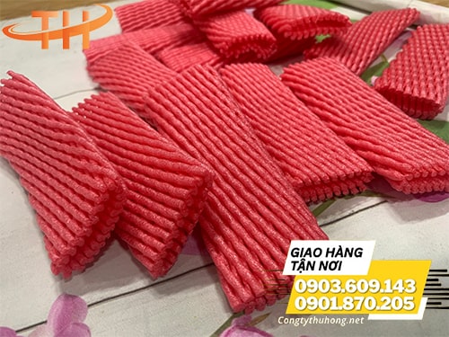 Xốp bọc trái cây đỏ 15cm Xốp bọc trái cây đỏ 15cm