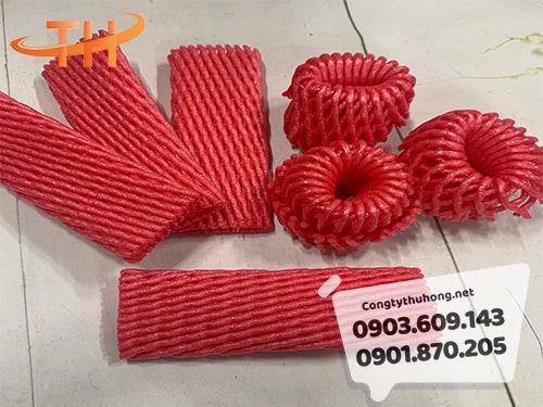 Xốp bọc trái cây màu đỏ Xốp bọc trái cây màu đỏ