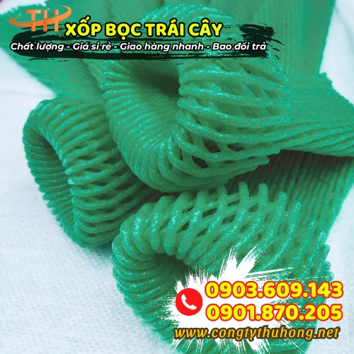 Xốp bọc trái cây màu xanh Xốp bọc trái cây màu xanh