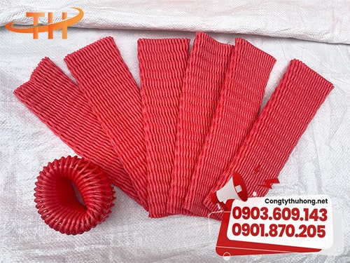 Xốp bọc trái cây đỏ Xốp bọc trái cây nhiều size đỏ