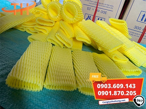 Xốp bọc trái cây vàng Xốp bọc trái cây vàng