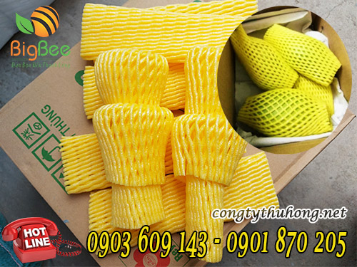 Xốp lưới bọc hoa quả kt 9cm x 25cm