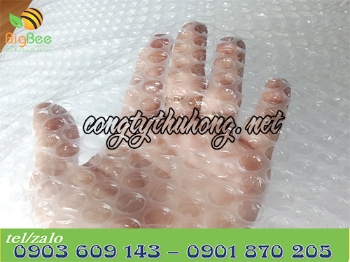 Các hạt bóng khí căng, mềm tạo sự đàn hồi