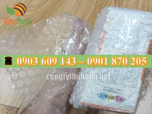 Sử dụng xốp nổ bọc quấn hàng thực phẩm dạng lỏng dễ đổ vỡ