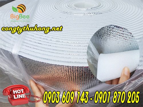 xốp bạc cách nhiệt 1 mặt