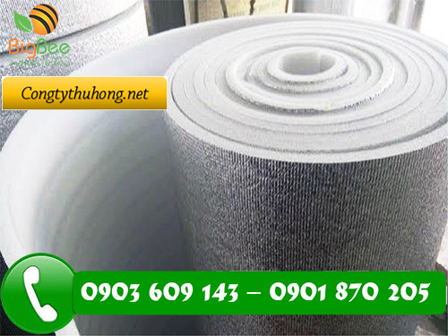 Xốp cách nhiệt 1 mặt bạc 8li x 50m
