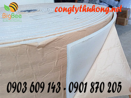Xốp cách nhiệt foam - opp 1 mặt bạc có keo dán