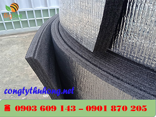 Xốp cách nhiệt foam 1 mặt bạc không keo dán